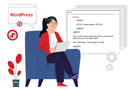 خانمی در حال کارکردن با لپ تاپ